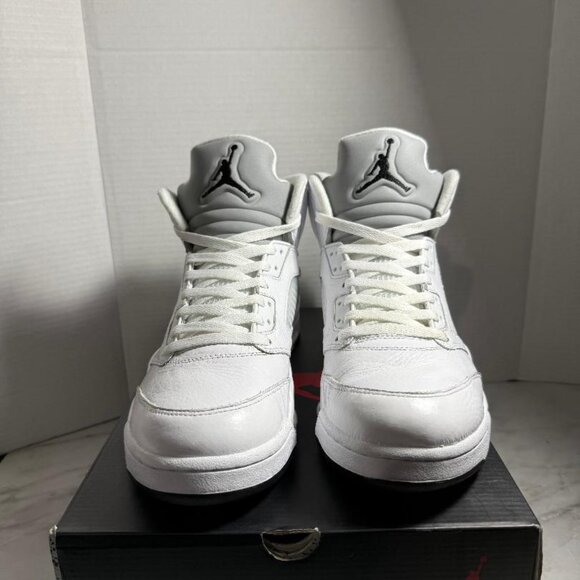 Jordan 5 Retro Metallic White sz: 11.5 Excellent Condition non-og box - Picture 2 of 9